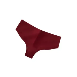 Women seamless quick drying low waist solid color thong underwear sexy comfortable breathable