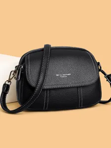 Elegante Damen Umhängetasche aus echtem Leder kleine Handtasche modische Umhängetasche