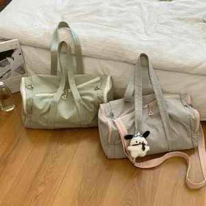 Große Kapazität Sport Yoga Tasche, Fitness Reise Duffle Tote Schulter Umhängetasche Detail.