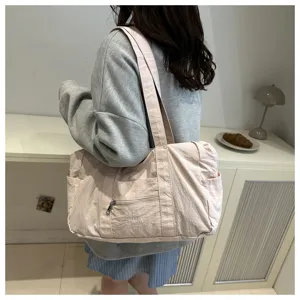 Lassliche Damen Schulter-Shopper Tasche mit grossem Kapazitat, minimalistische Umhängetasche.