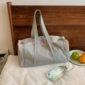 Große Kapazität Sport Fitness Tasche Yoga Tote Reise Schulter Umhängetasche mit Reißverschlüssen