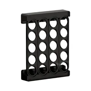 Porta capsule di caffè nero da parete per cialde K-Cup, comodo scaffale per cucina.