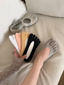 Calze invisibili a cinque dita da donna ultra sottili traspiranti calzini fantasmino