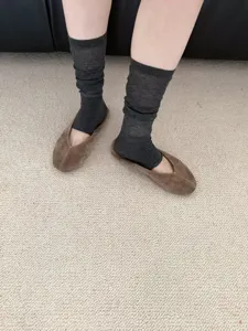 Women thin scrunch socks ballet style stirrup half palm socks comfortable versatile daily wear