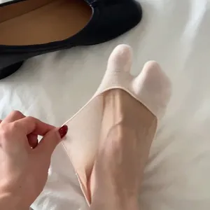 Calzini invisibili estivi da donna con dita separate calzini tabi traspiranti antiscivolo