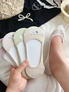 Calze invisibili estive sottili traspiranti in rete antiscivolo scarpe basse per donne