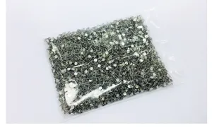 Groesse 12mm eisenplattierte Flachkopf Ohrstecker DIY Schmuckzubehoer Verpackungsdetail.