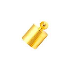 Gold plated tassel cap bell charm DIY jewelry accessory component for earrings and bags 1000pcs