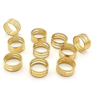 Bague Ouvre Anneau en Cuivre Fait Main Accessoires d'Outil d'Artisanat de Bijoux DIY Aide à l'Artisanat Portable