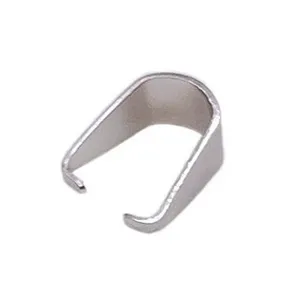Stainless steel pendant bail clasp smooth DIY jewelry connector for necklace making main view
