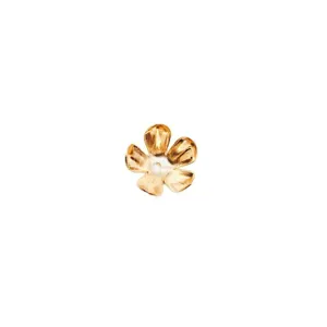 8mm gold five-petal flower bead caps metal DIY jewelry making components 1000pcs