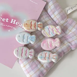 Cute Little Fish Hair Clip Plastic Wave Hairpin Sweet Kawaii Hair Accessories For Women Girls Daily Hair Styling