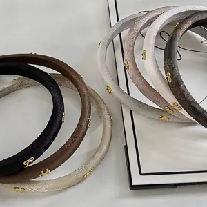 Retro totem dark pattern bow headband, elegant fabric hair hoop for daily versatile styling.