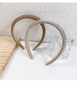 Sparkling rhinestone headbands set featuring shimmering crystal details and elegant design.