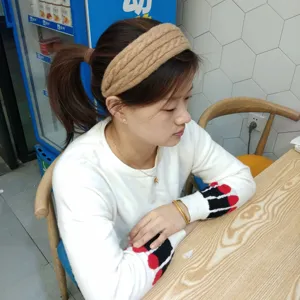 Knitted headband for women wide winter hair hoop casual daily fashion hair accessories