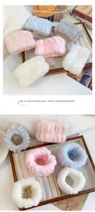 Soft absorbent face washing wristbands for women daily skincare and makeup routine wear comfort.