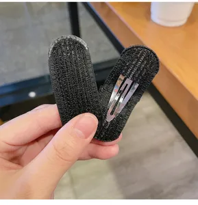 Black hair root volume clips invisible hair pads fluffy styling tools for women daily hair care.