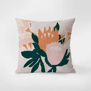 Nordic floral throw pillow cover abstract art cushion case for sofa car living room decor
