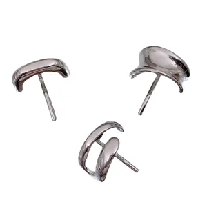 Silver metal hair clips minimalist hairpin set unique irregular geometric hair accessories