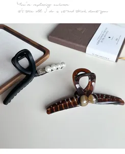 Large hair claw clip extra large shark clip voluminous hair accessory for women stylish