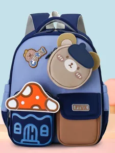 Joli sac à dos scolaire pour enfants dessin animé maternelle garçons et filles avec ours