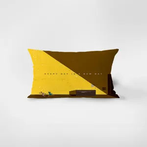 Funda de cojín lumbar de terciopelo estilo nórdico con impresión artística para el sofá.