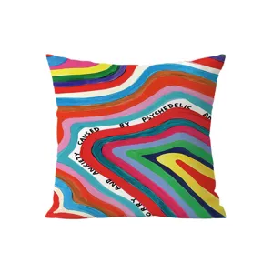 Nordischer bunter abstrakter Deko Kissen fuer Sofa Bett Wohnzimmer Dekoration.