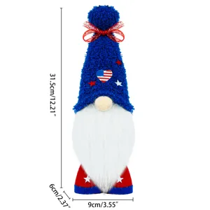 American Independence Day gnome plush doll holiday decoration patriotic faceless doll ornament