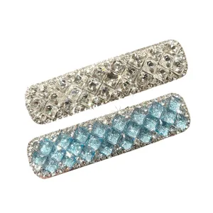 Sparkly crystal rhinestone BB hair clips fashion side pins for women styling accessories.