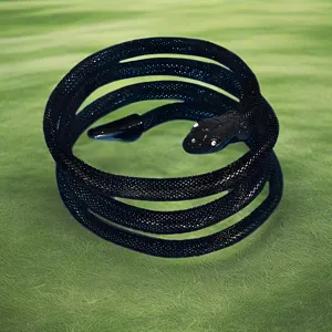 Punk Retro Avvolgente Serpente Catena da Braccio Lega Polsino Bracciale Braccialetto per Donne Gioiello Corpo Gotico Moda