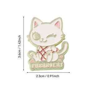 Joli pin's émail chat broche en alliage mode badge sac à dos vêtements accessoires