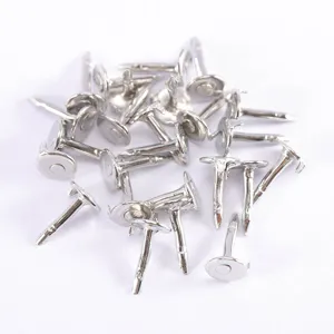 Silver metal butterfly clutch pin backs tie tacks DIY brooch badge accessories wholesale