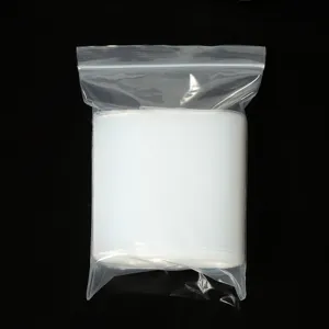 Clear PE self-sealing plastic bags packaging roll, high transparency durable storage bag