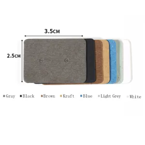 Mehrfarbige Ohrring-Display-Karten aus Kraftpapier, praktische Größe von 3.5x2.5cm für Schmuck.
