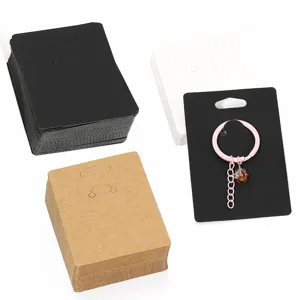 6x9cm Schlüsselanhänger Display Karten Halskette Armband Verpackung DIY Zubehör Papier