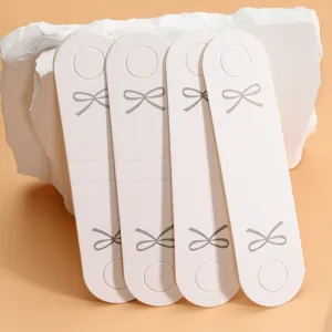 Papier Schmuck Präsentationskarte Klappbare Schleife Design Verpackungskarte Für DIY Armband Haargummi Kleinartikel Verpackung