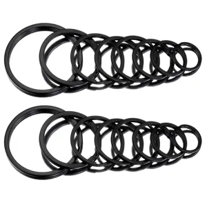 Mavro Epipedo Split Kleidia Metallika Varos Antoxis DIY Crafts Accessories Gia Organosi Kleidiwn Yliko Promitheies
