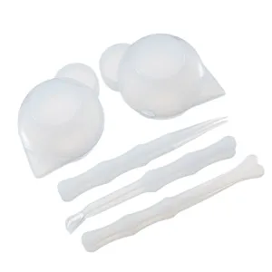 Silicone Resin Mixing Cups DIY Crystal Epoxy Dispensing Tool Set Clear Craft Accessories