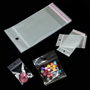 Transparent Self Adhesive Plastic Packaging Bags Resealable OPP Garment Gift Storage Bags Clear Poly Bags Wholesale
