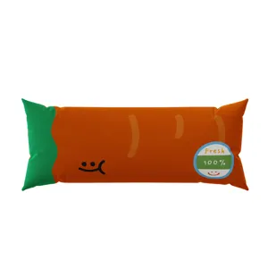 Joli oreiller long carotte en peluche coussin dessin animé fruit canapé lit soutien dos doux