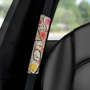 Joli Protège-Ceinture de Sécurité de Voiture Housse de Protection Intérieur Polyester Souple Imprimé Pois