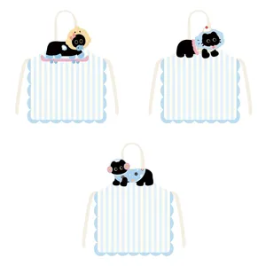 Niedliche Cartoon Katze Schürze Polyester Schmutzabweisend Küche Kochen Reinigung Arbeitsumgebung Schürze Für Zuhause Küche Erwachsene Kinder