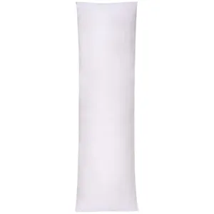 Premium long body pillow insert for anime dakimakura, soft and comfortable white home pillow.