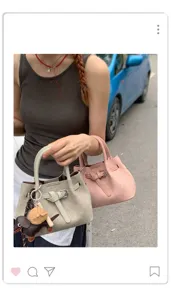 Elegant women small handbag PU leather tote versatile casual crossbody shoulder bag