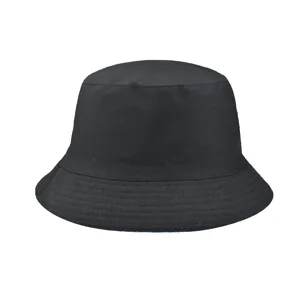 Chapeau bob noir classique pour hommes et femmes, chapeau de soleil en coton confortable.