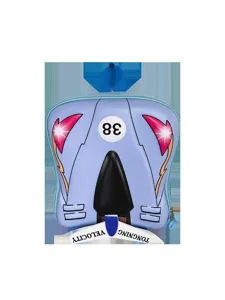Kids EVA Shell Backpack Cartoon Racing Car Shape Cute Kindergarten School Bag