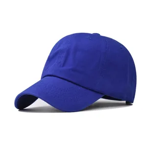 Cappellino da baseball in cotone blu royal per uomo e donna, comodo cappello casual.
