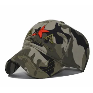 Men's retro camouflage baseball cap outdoor trendy sun protection tactical military hat