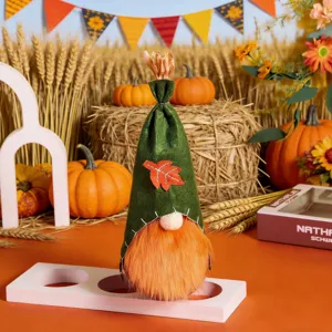 Cute Fall Harvest Thanksgiving Gnome Faceless Doll Autumn Pumpkin Tabletop Decor