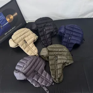 Winter outdoor padded lightweight ear protection bomber hat windproof thermal ski hat